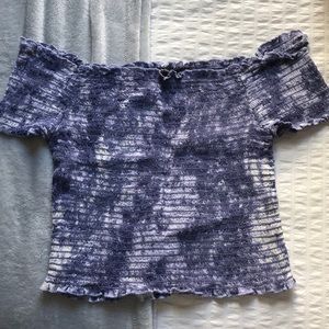 Pacsun Off The Shoulder Cropped Top